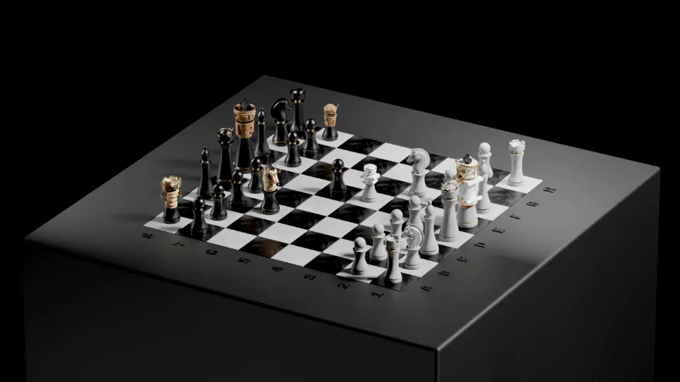 The Immortal Game - Chess boards throughout Arkham Knight : r